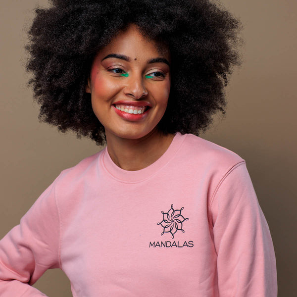 Sweat Col rond Rose