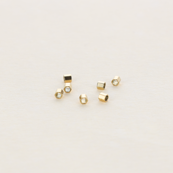 Mini cylindre doré - Lot de 10