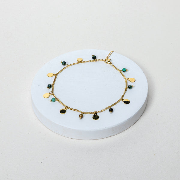 Chevillère Athéna - Turquoise Africaine