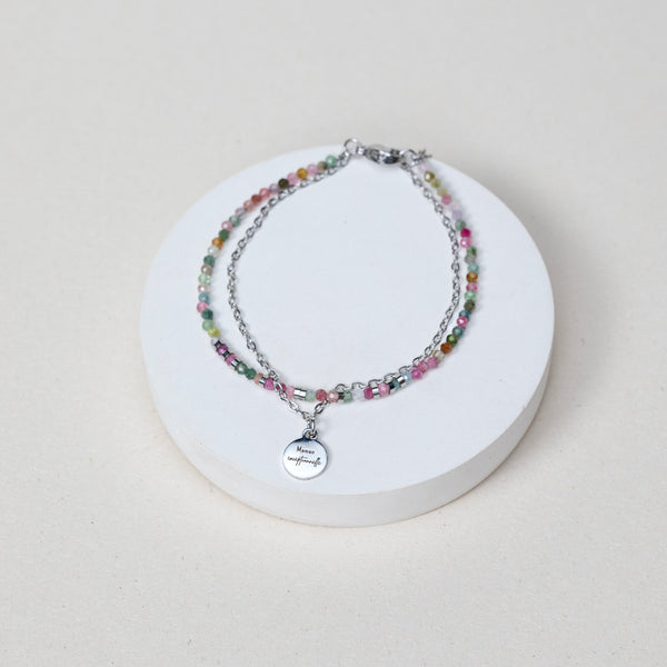 Bracelet Sophie - Tourmaline Melon