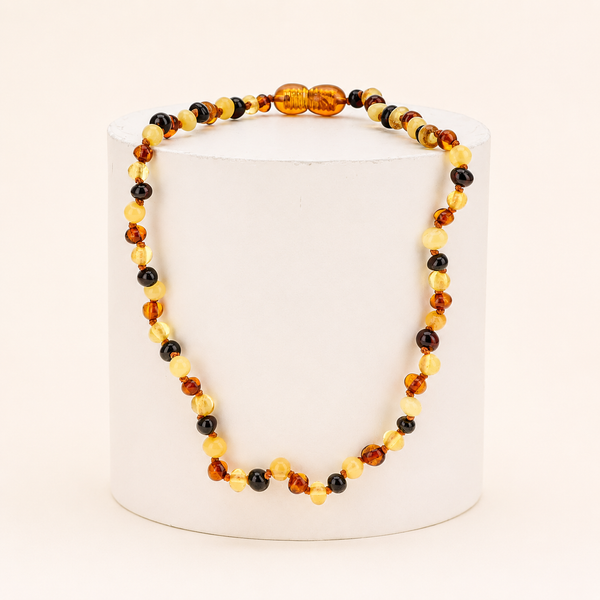 Collier Jérémy - ambre mix