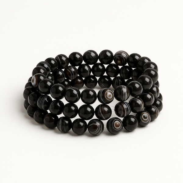 Agate Botswana noire