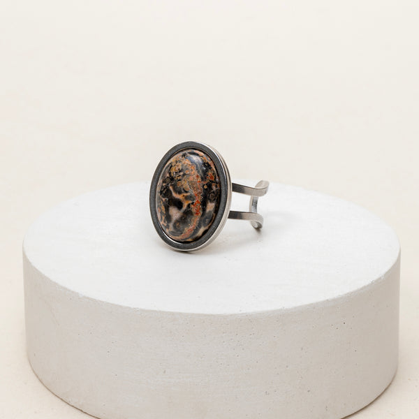 EXPO - Bague Aveline - Jaspe Léopard