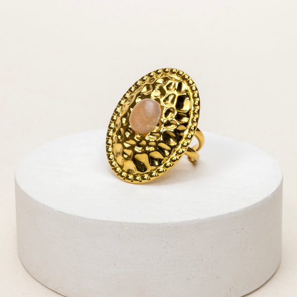 EXPO - Bague réglable Azra - Pierre du soleil
