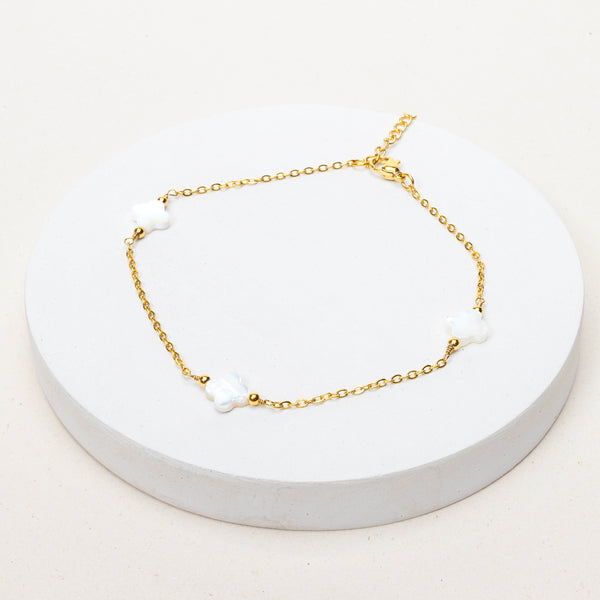 EXPO - Bracelet de cheville Tahia - Nacre