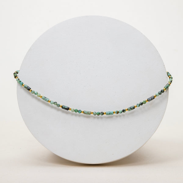 EXPO - Collier Elowen - Turquoise africaine