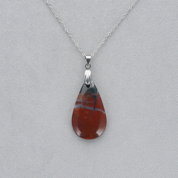 Héliotrope Cabochon percé 8