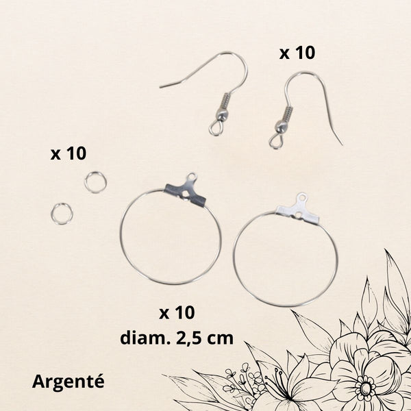 Kit Boucles d'oreilles 12