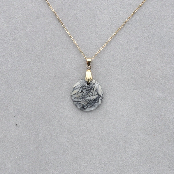 Pinolite Cabochon percé 115