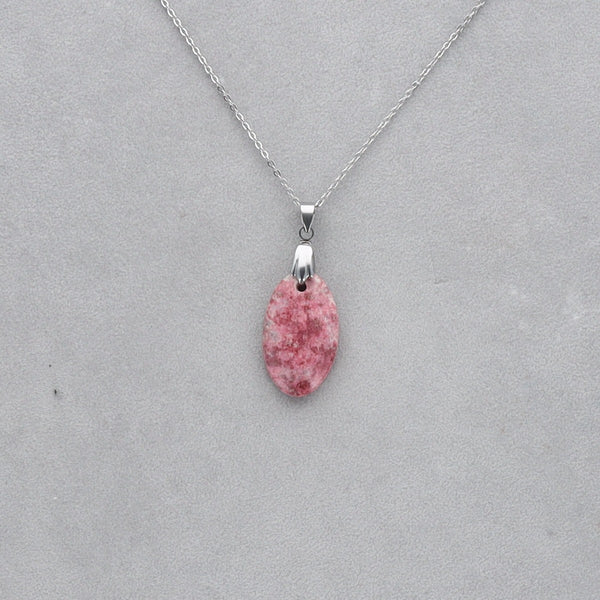 Thulite Cabochon percé 96