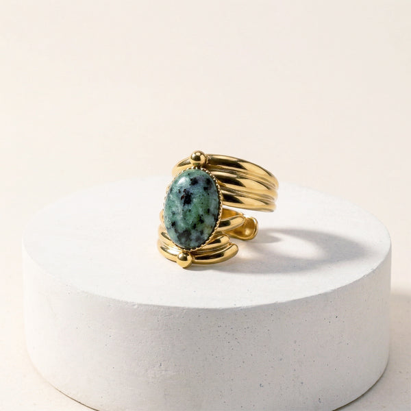 Bague Valériane - Turquoise africaine