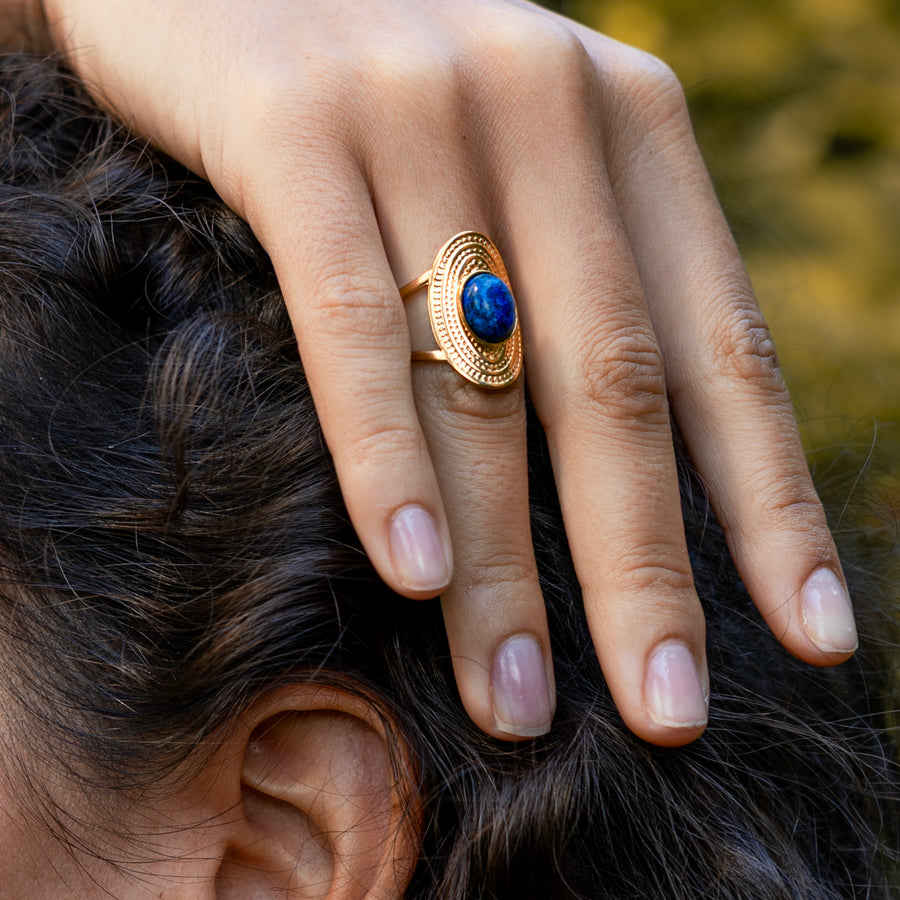Bague Jaïa - Lapis lazuli