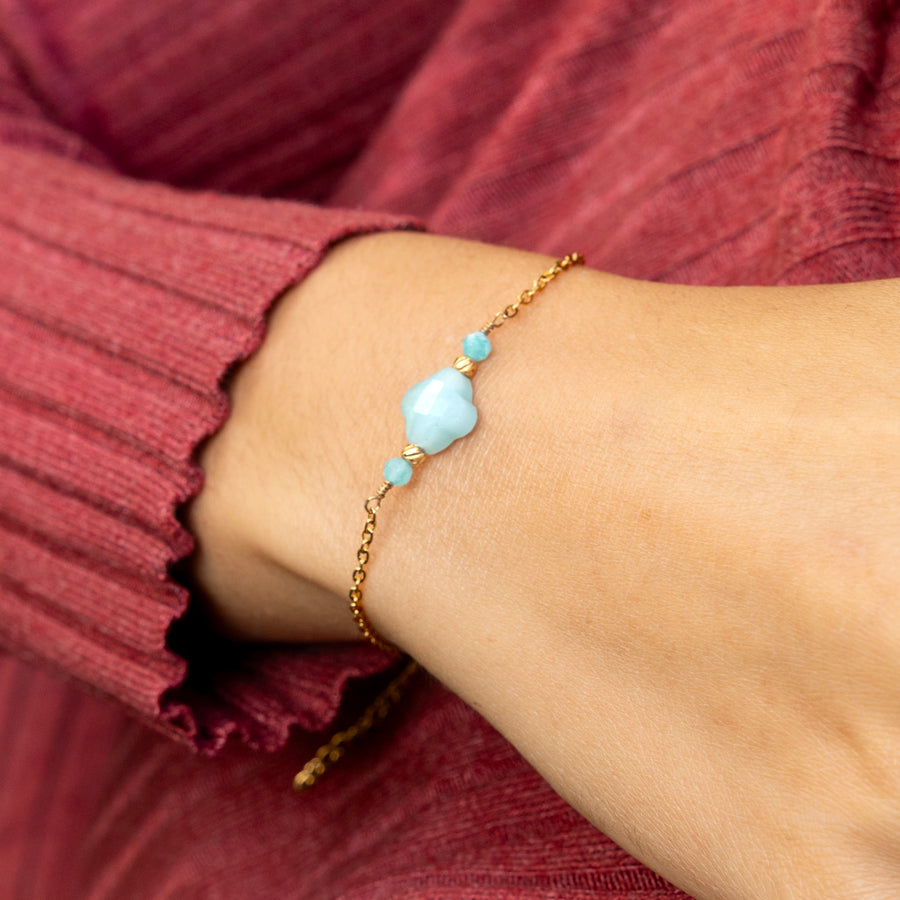 Bracelet Constance - Amazonite extra