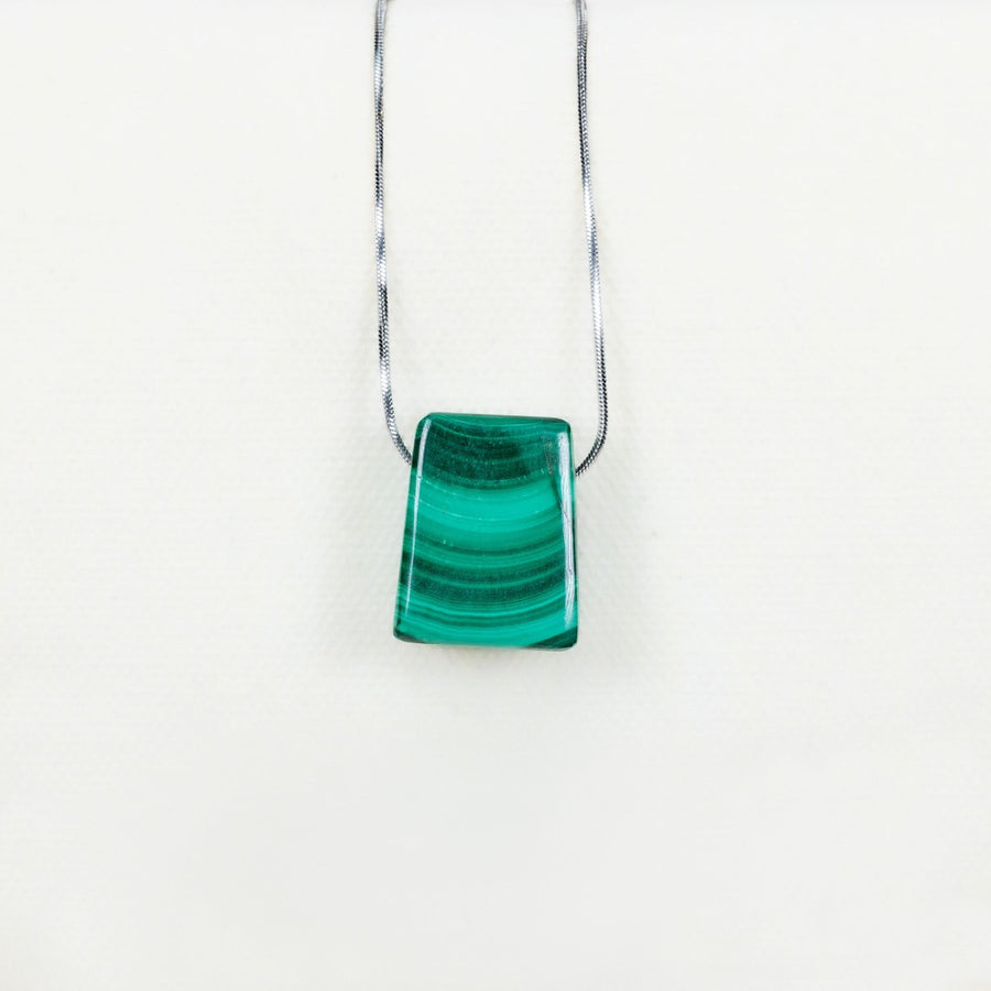 Pendentif Nogoon - Malachite