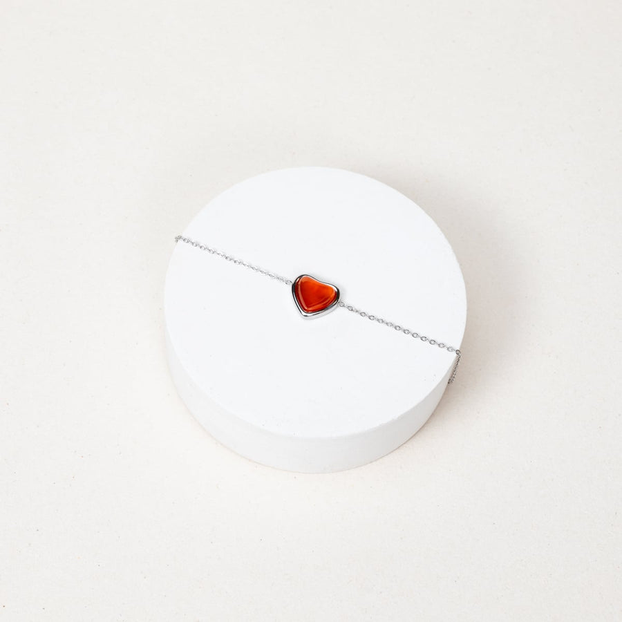 Bracelet Aina - Agate rouge Cornaline