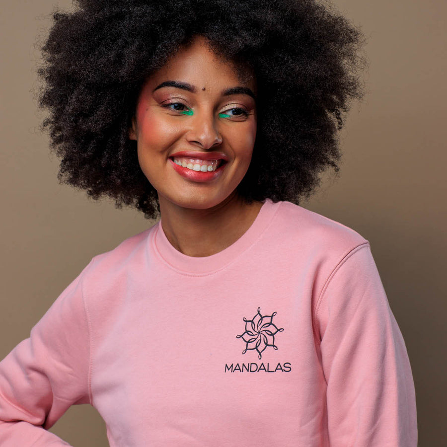 Sweat Col rond Rose