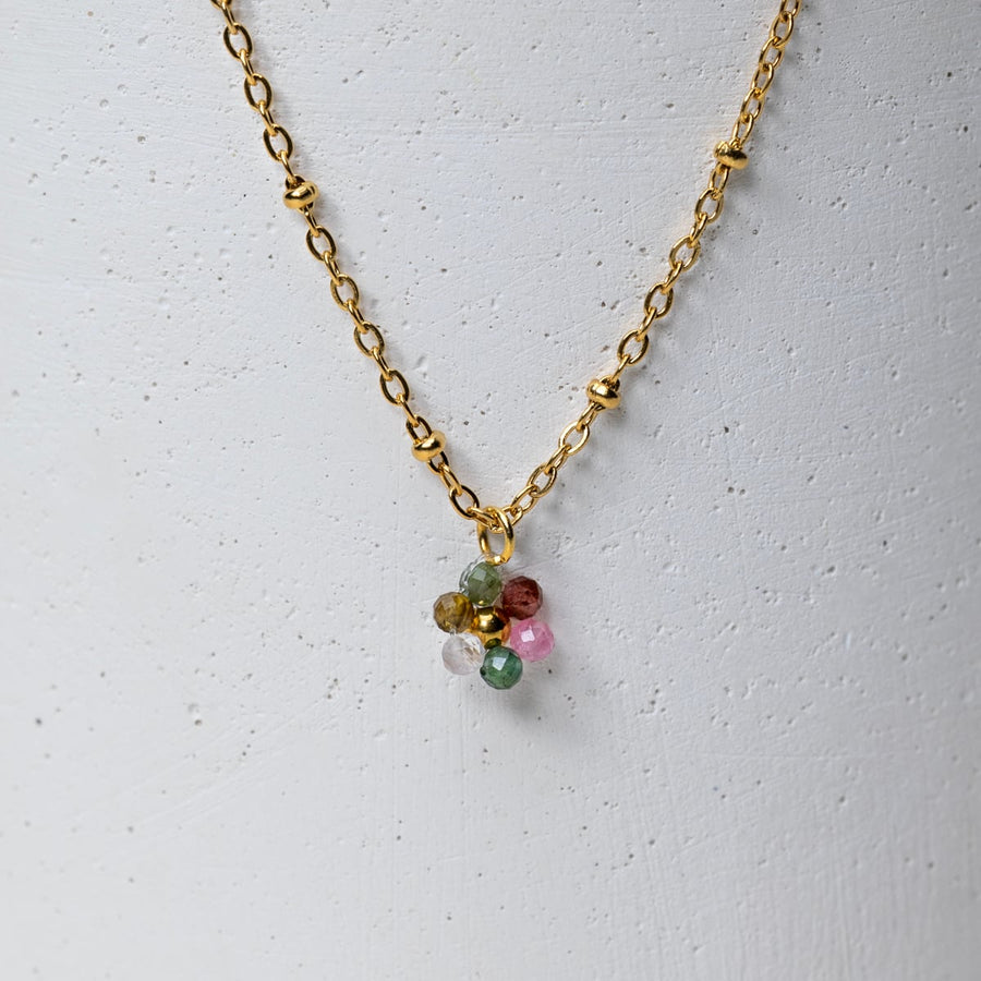 Pendentif Valérie - Tourmaline Melon