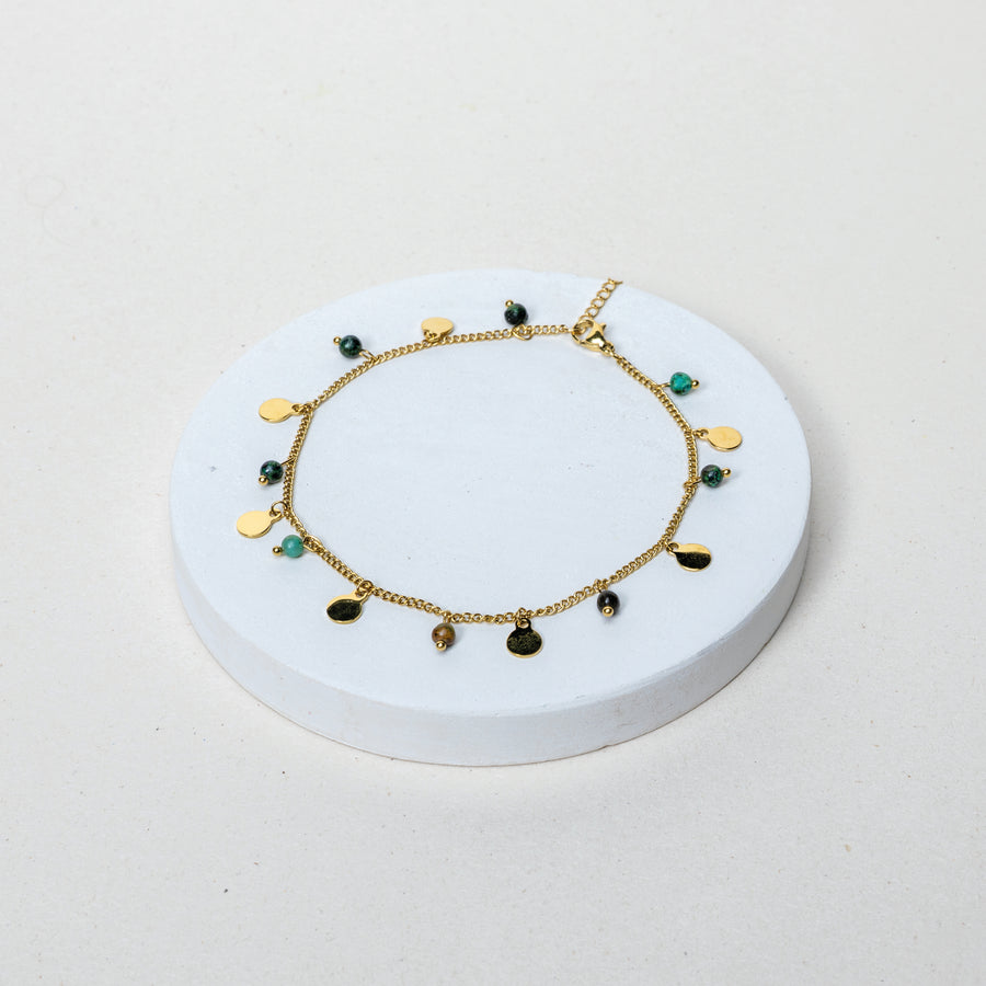 Chevillère Athéna - Turquoise Africaine