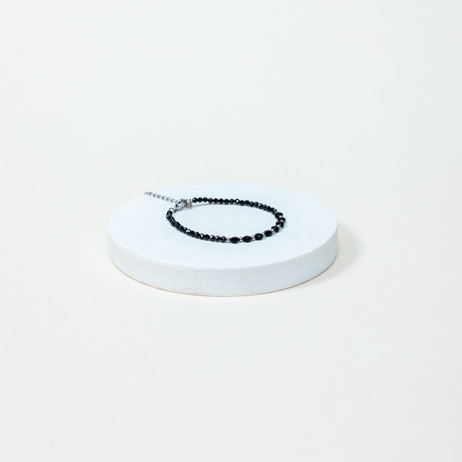 Bracelet Alexia - Spinelle Noir