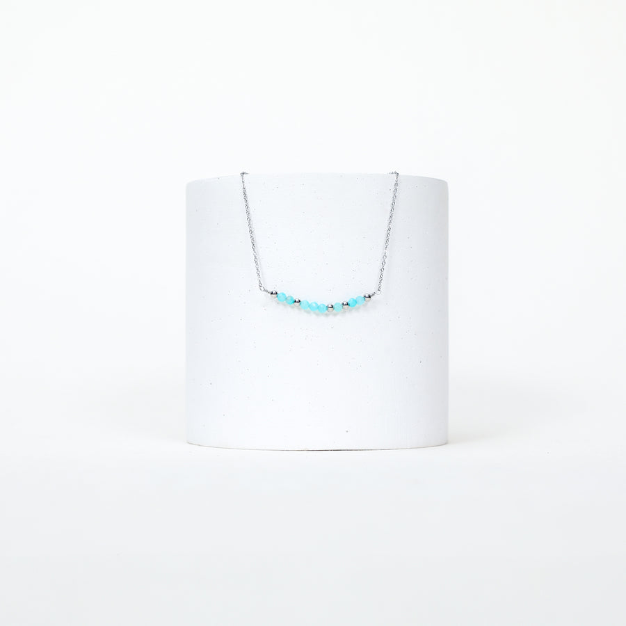 Ras de cou Jeannine - Amazonite extra
