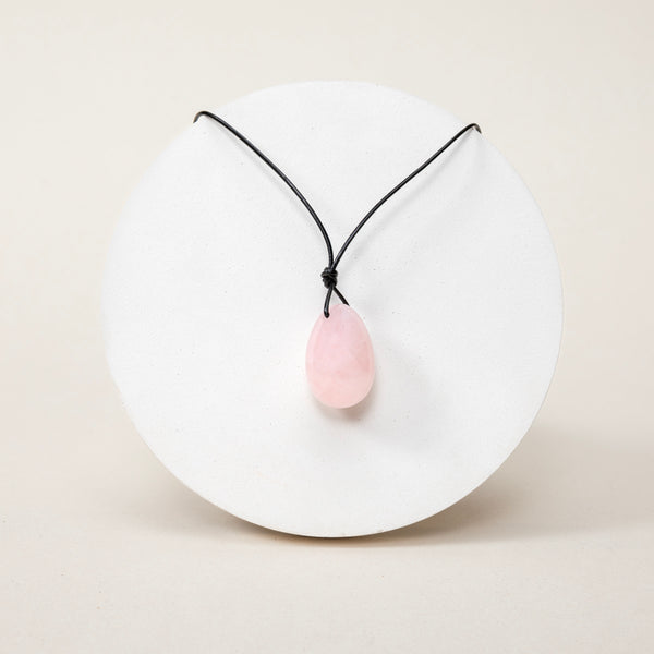 Pendentif Calypso - Quartz rose