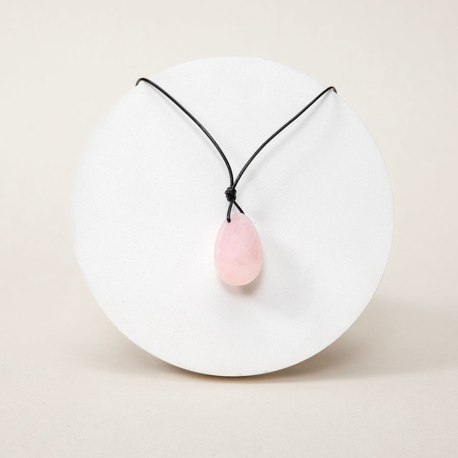 Pendentif Calypso - Quartz rose