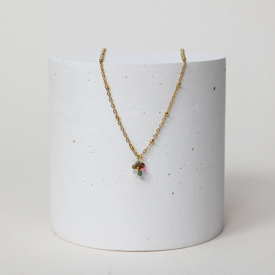 Pendentif Valérie - Tourmaline Melon