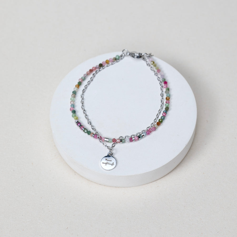 Bracelet Sophie - Tourmaline Melon