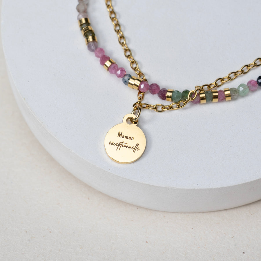 Bracelet Sophie - Tourmaline Melon