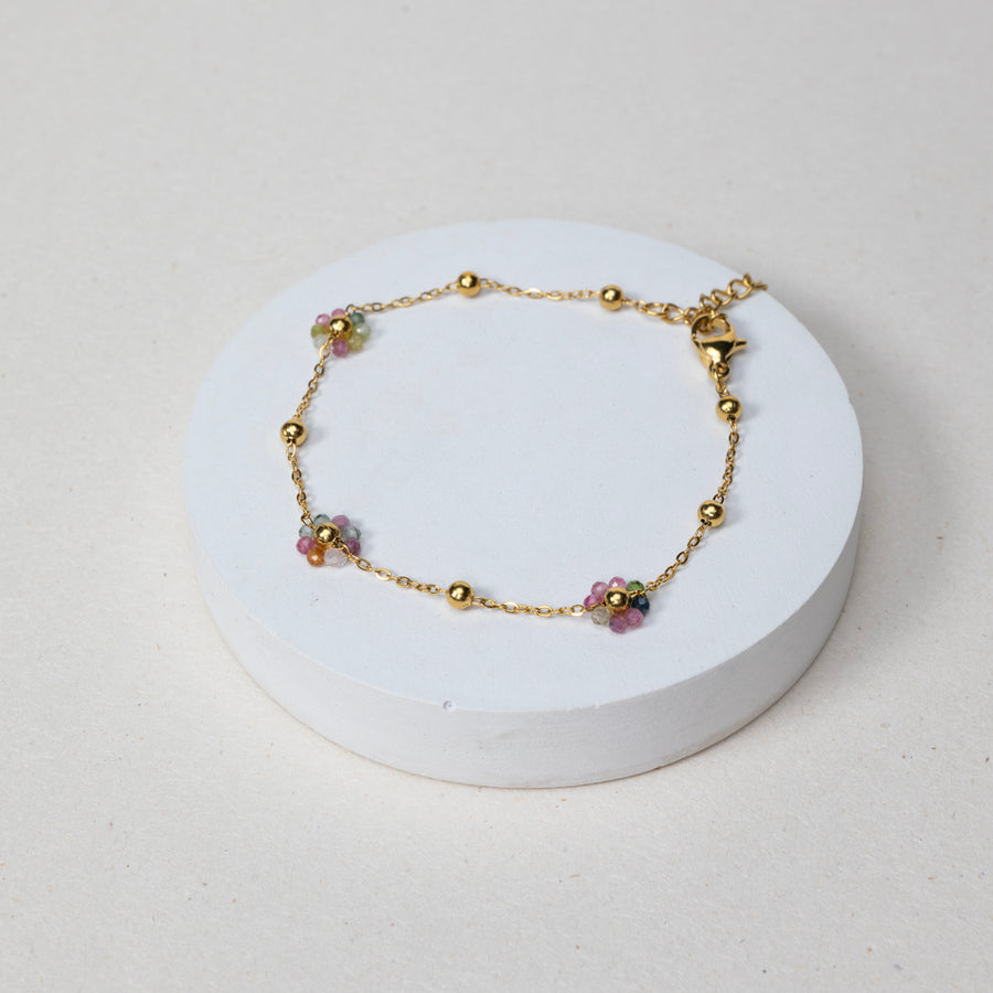 Bracelet Céline - Tourmaline Melon