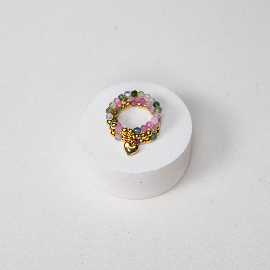 Bague Marine - Tourmaline Melon