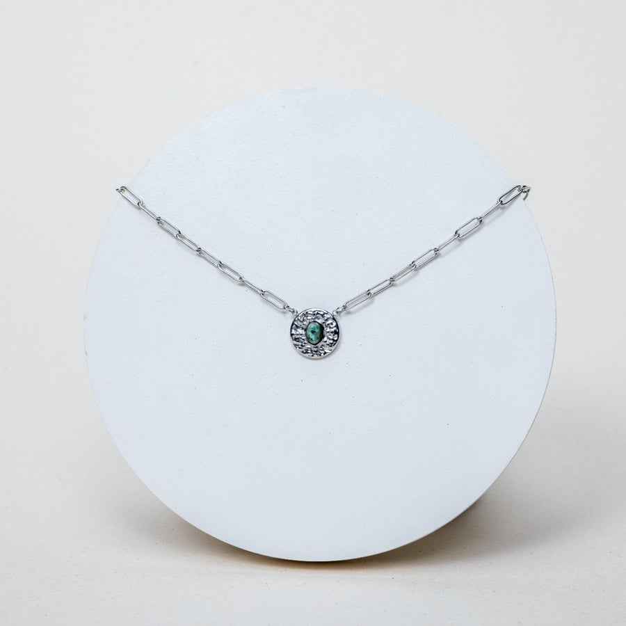 Collier Olivia - Turquoise Africaine