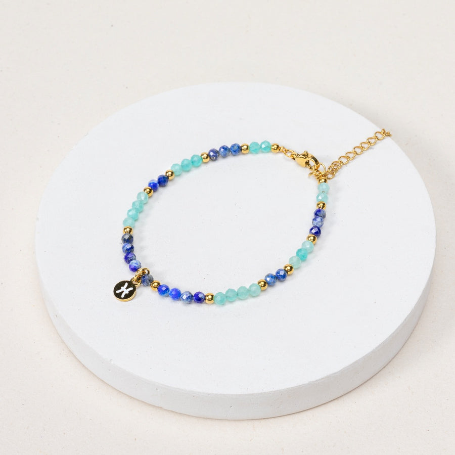 Bracelet Poissons - Amazonite / Lapis Lazuli