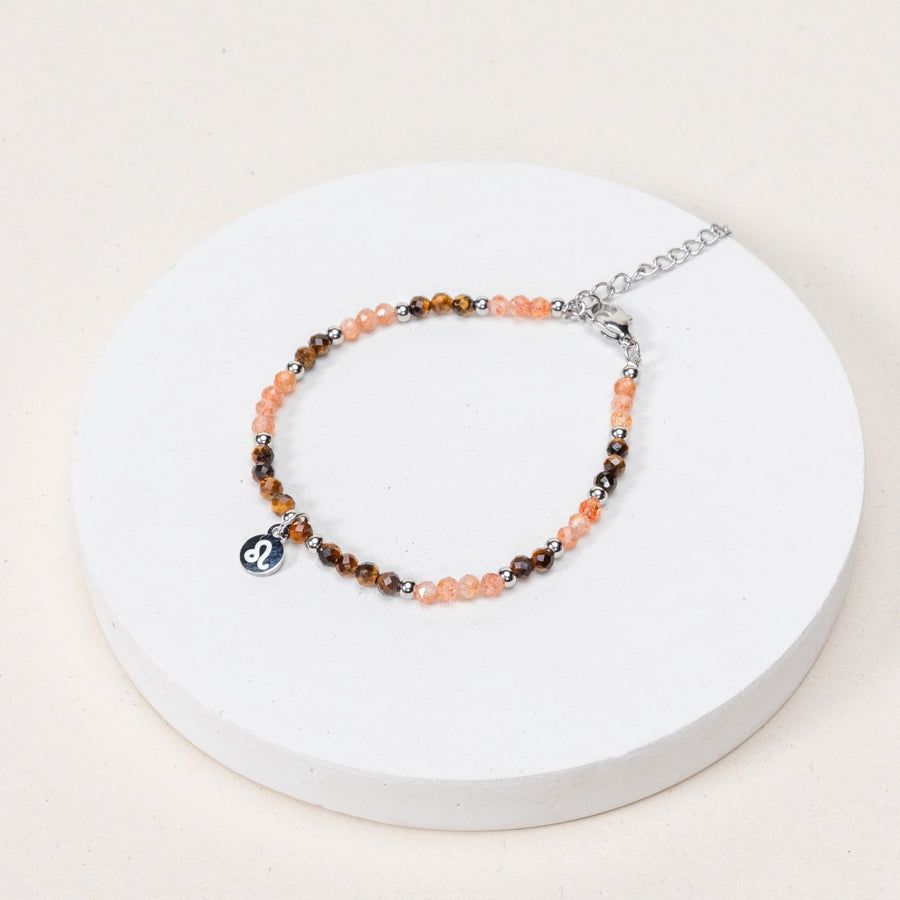 Expo - Bracelet Lion - Pierre du soleil / Oeil de tigre