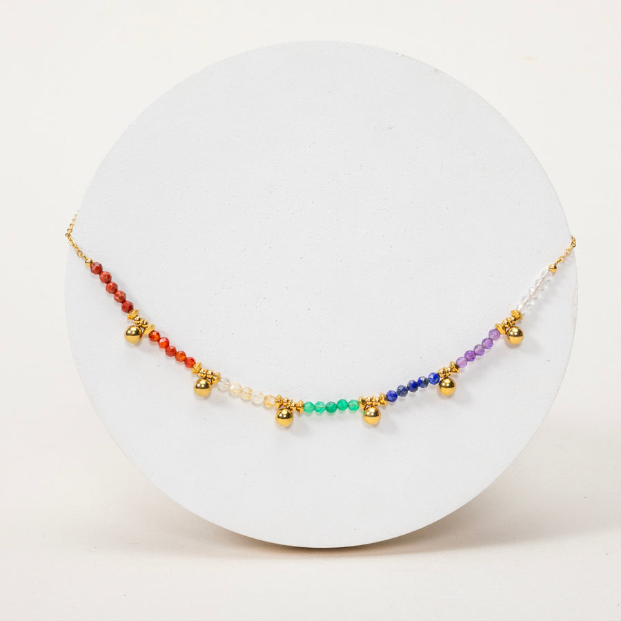 Pendentif Naomie - 7 chakras