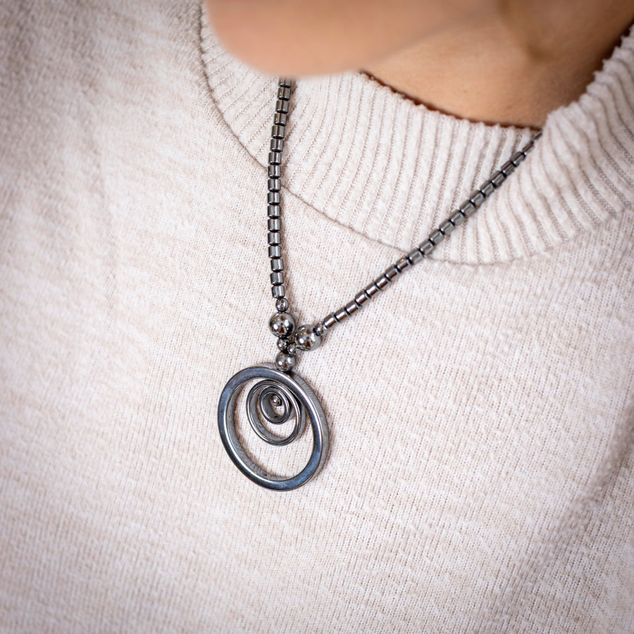 Collier Azadée - Hématite