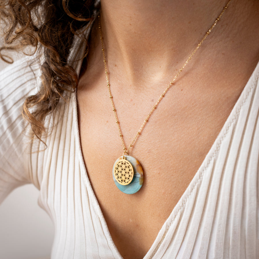 Collier Naoé - Amazonite