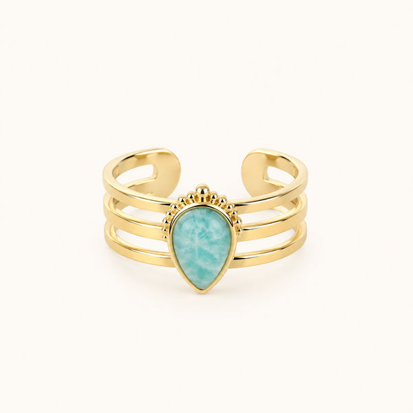 Bague Birdy - Amazonite
