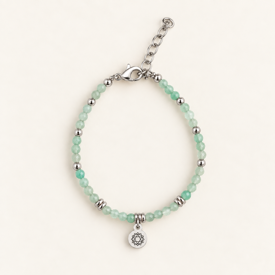 Bracelet Chakra Cœur – Aventurine verte