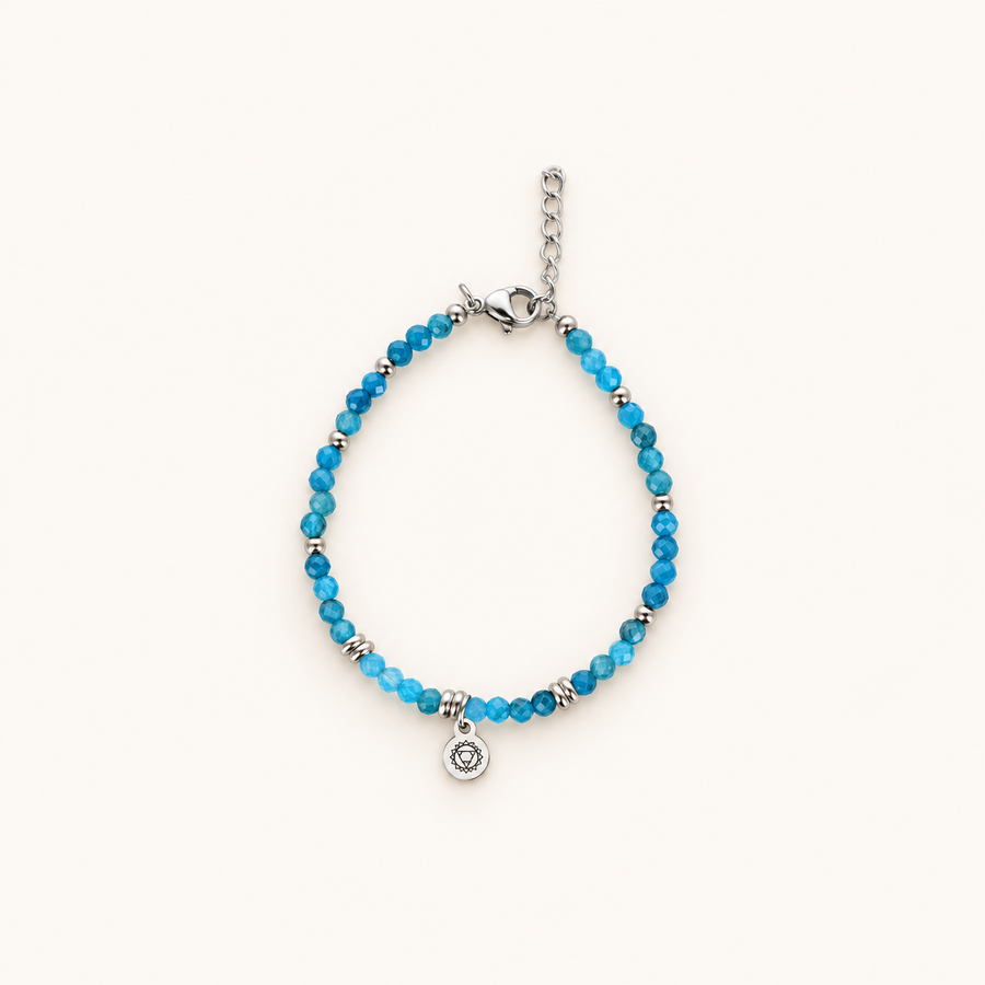 Bracelet Chakra Gorge – Apatite bleue