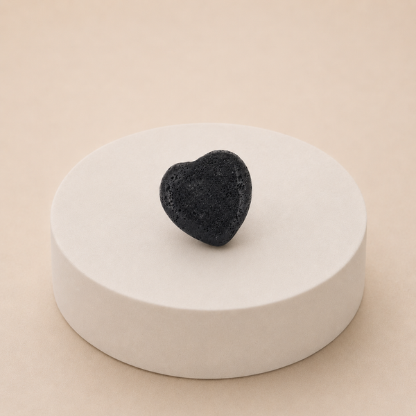 Coeur pierre de lave Isaac