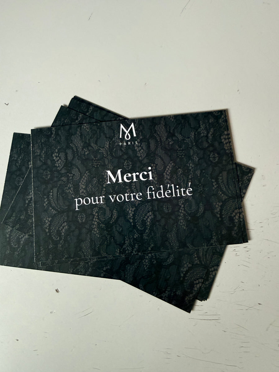 Carte MERCI MParis