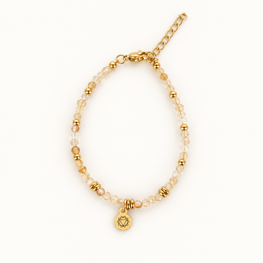 Bracelet Chakra Plexus solaire – Citrine