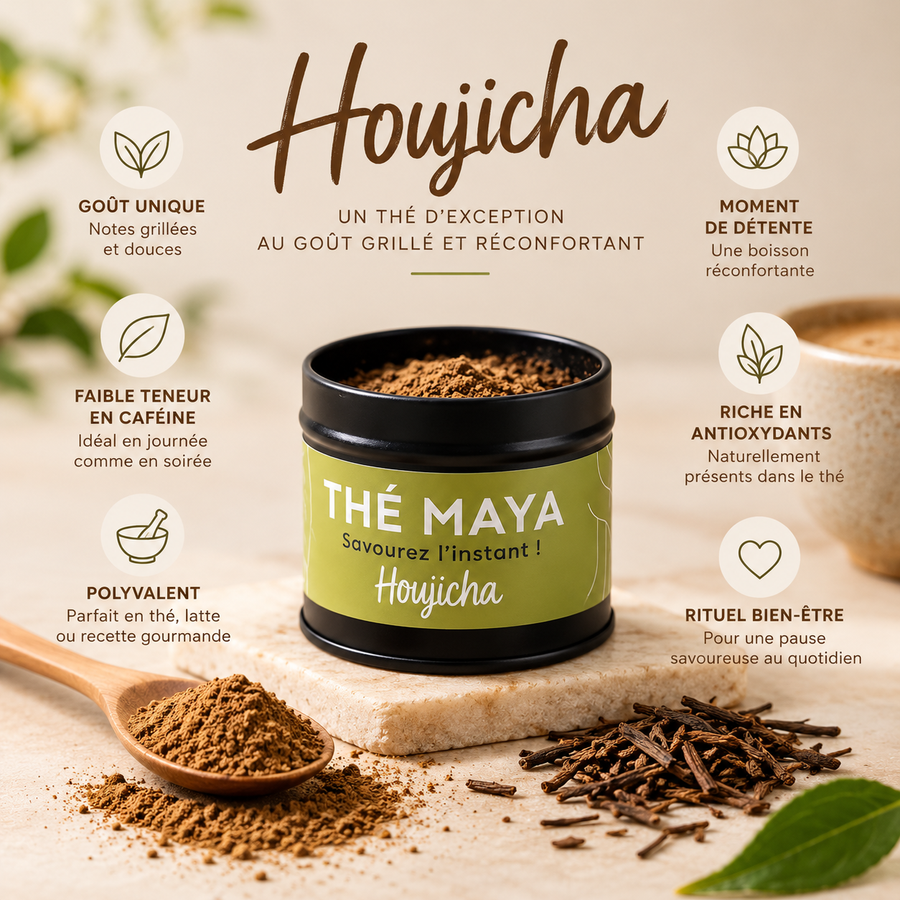 Hojicha BIO en poudre – préparation