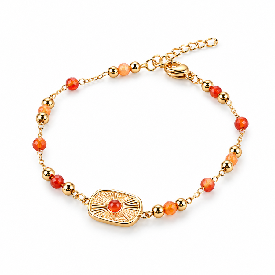 Bracelet Manélya - Cornaline