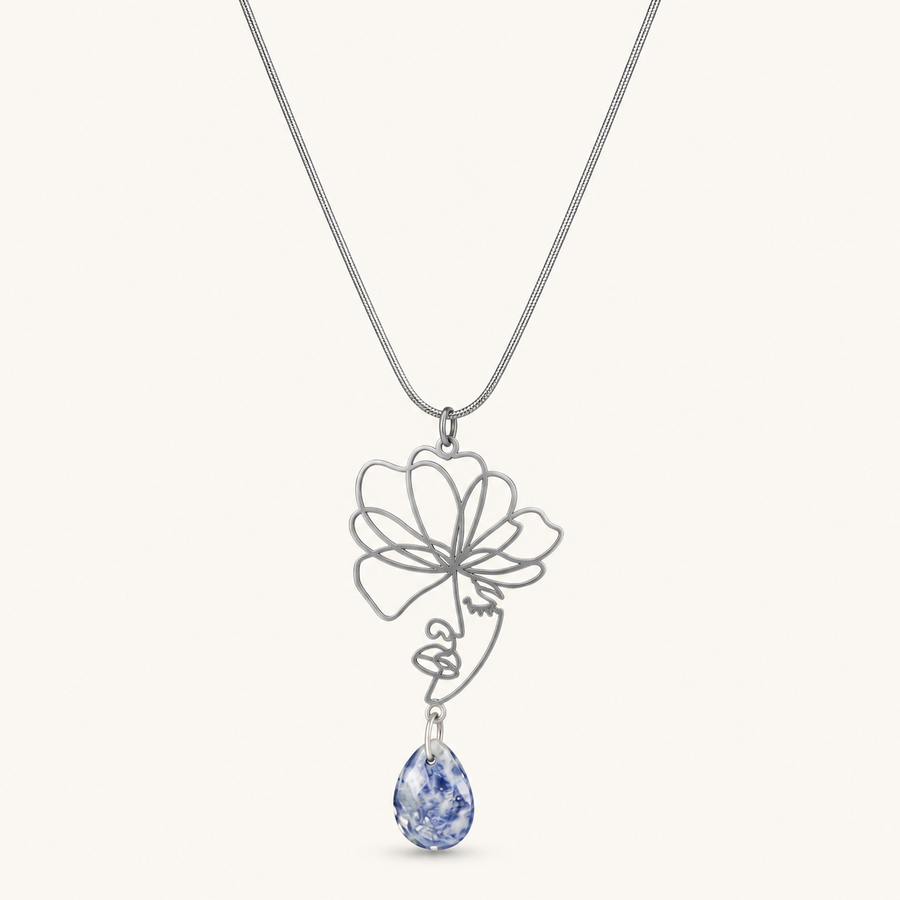 Collier Tempérance - Sodalite