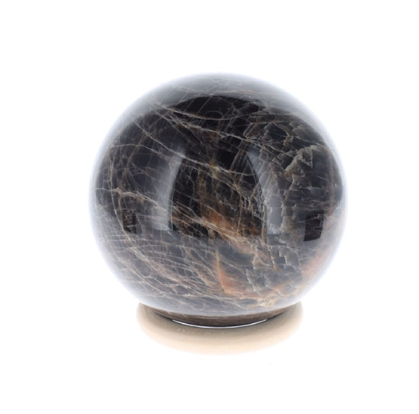 Boule Pierre de Lune noire 0.850kg