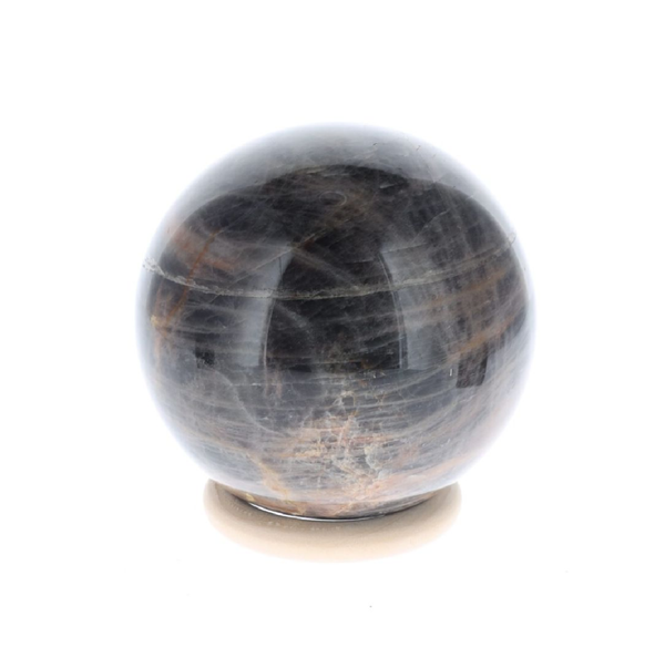 Boule Pierre de Lune noire 0.855kg