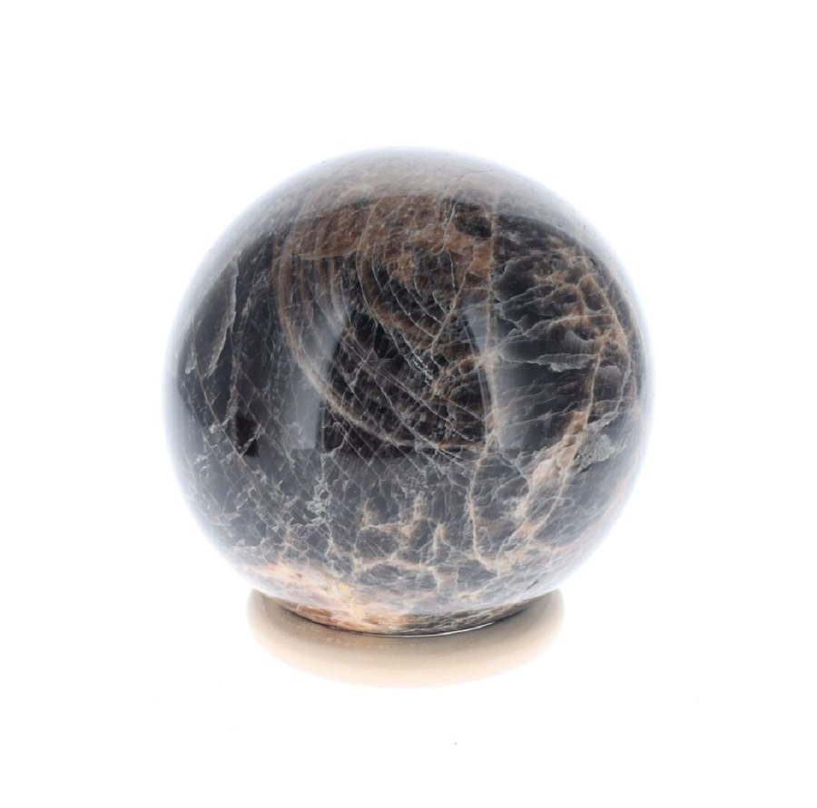 Boule Pierre de Lune noire 0.860kg