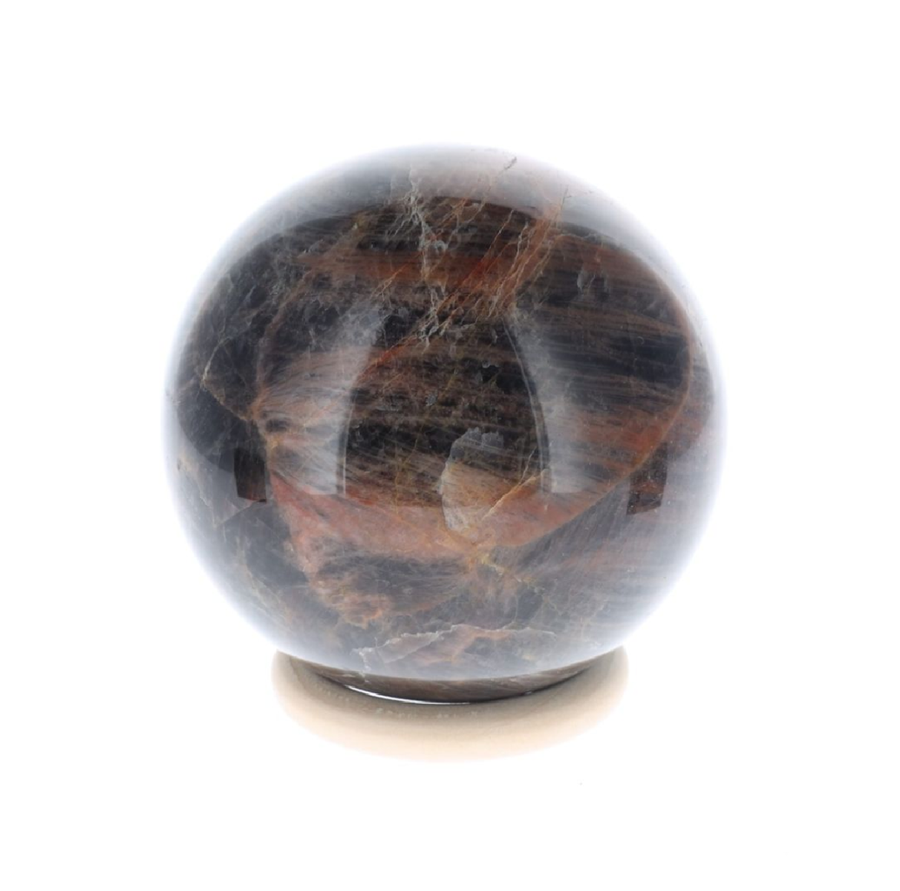 Boule Pierre de Lune noire 0.895kg